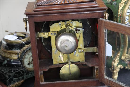 Keeling, Kings Cross. An early Victorian mahogany bracket clock 18.5in.